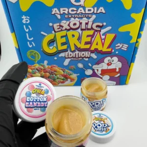 arcadia extracts badder box exotic cereal bar edition