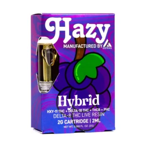 hazy extrax cartridges 2g