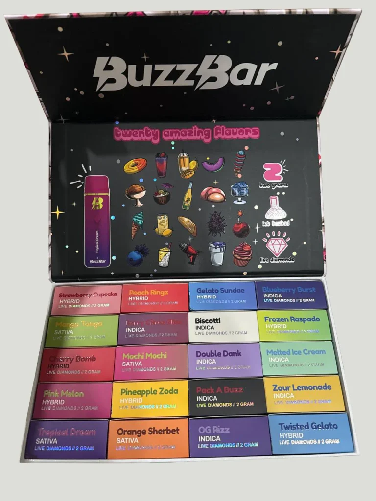 Wholesale Orders buzzbar 2g disposable batch 4 live diamonds