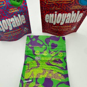 enjoyable cannabis infused vegan gummies 40g