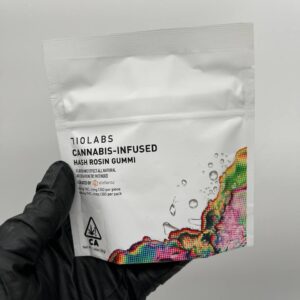 710 labs hash rosin gummies (100mg per pack)